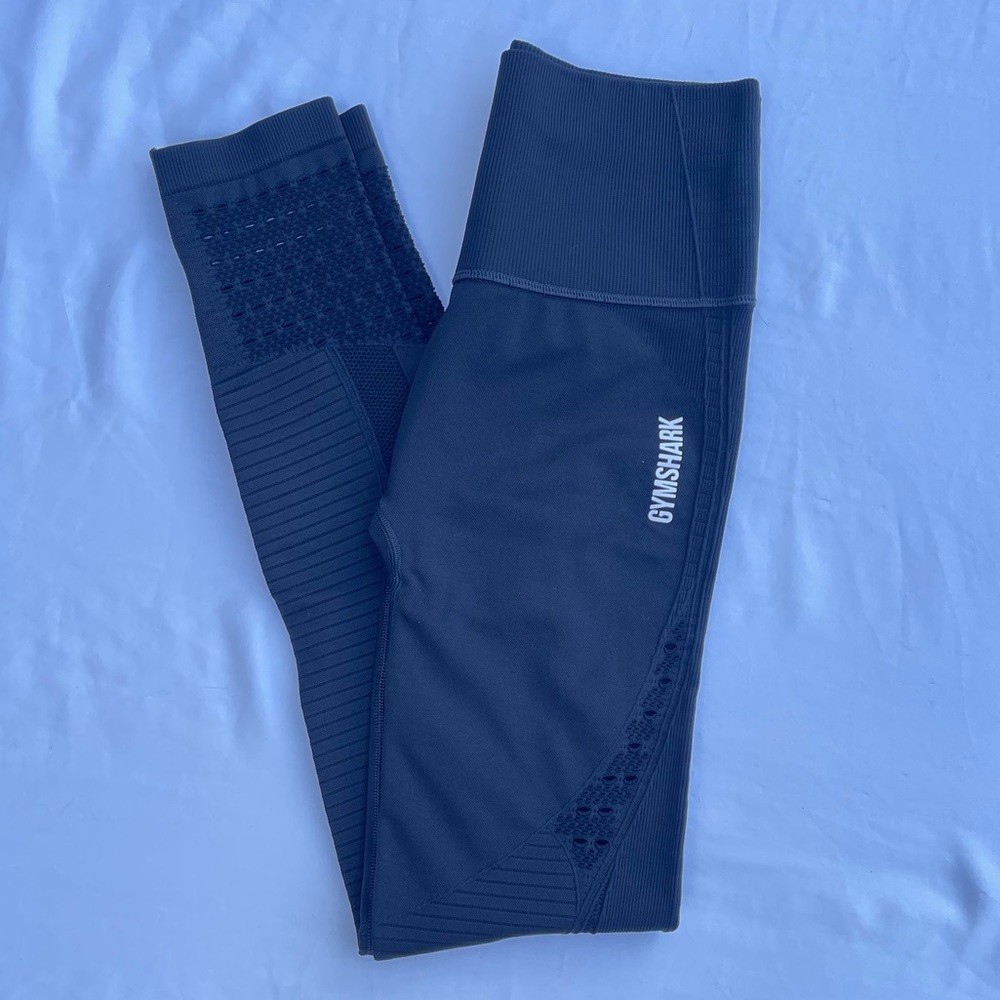 NEW Gymshark Energy Seamless Leggings Size Small Black